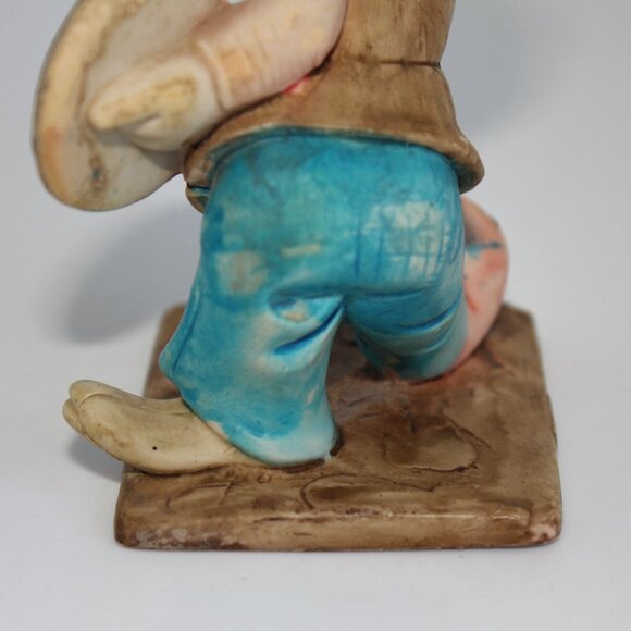 Vintage Clown Stile Plastic Figurine 4” Italy D4254 - Picture 6 of 12